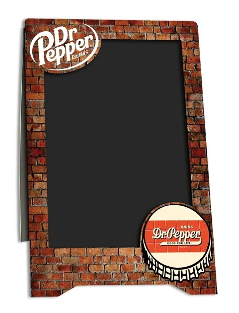 Chalkboard Dimensional A-frame Sidewalk Sign