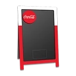 Co-Branded Dimensional A-Frame Chalkboard