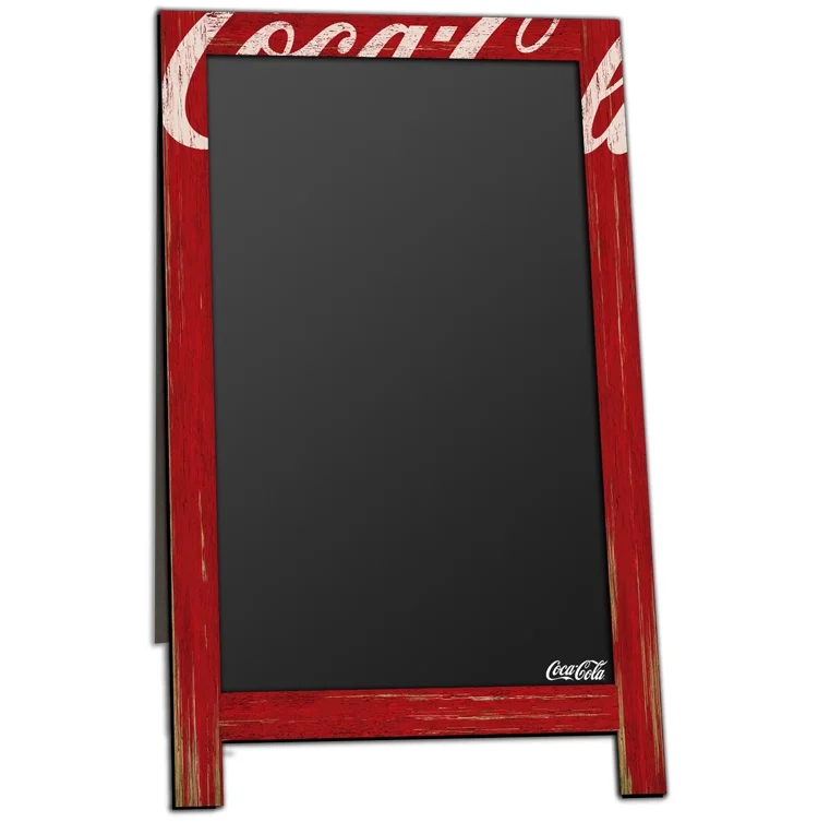 Rustic Coca-Cola Chalkboard A-Frame