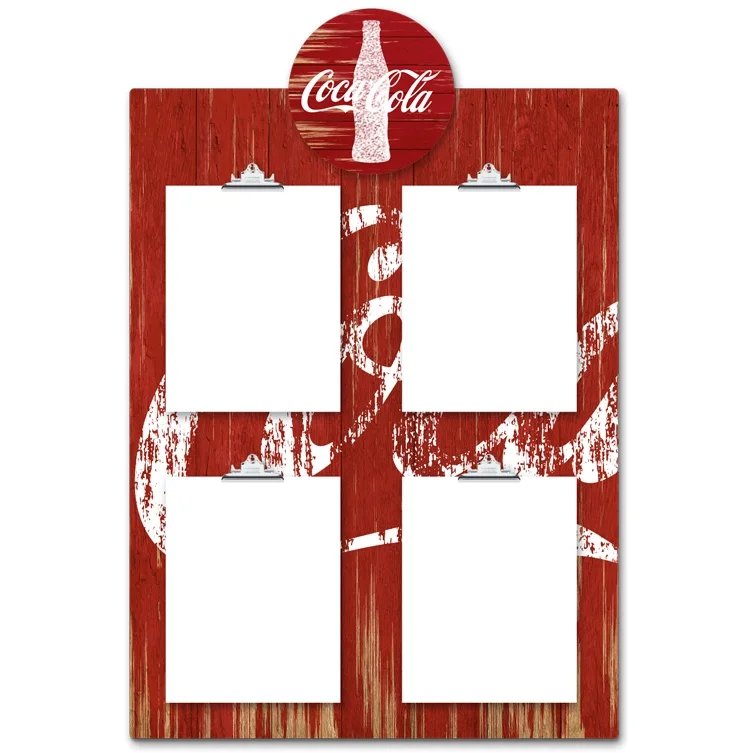 Rustic Four Clip Menu Board