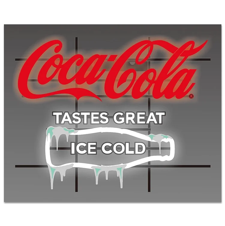 Tastes Great Ice Cold LED Illuminated Wall Sign