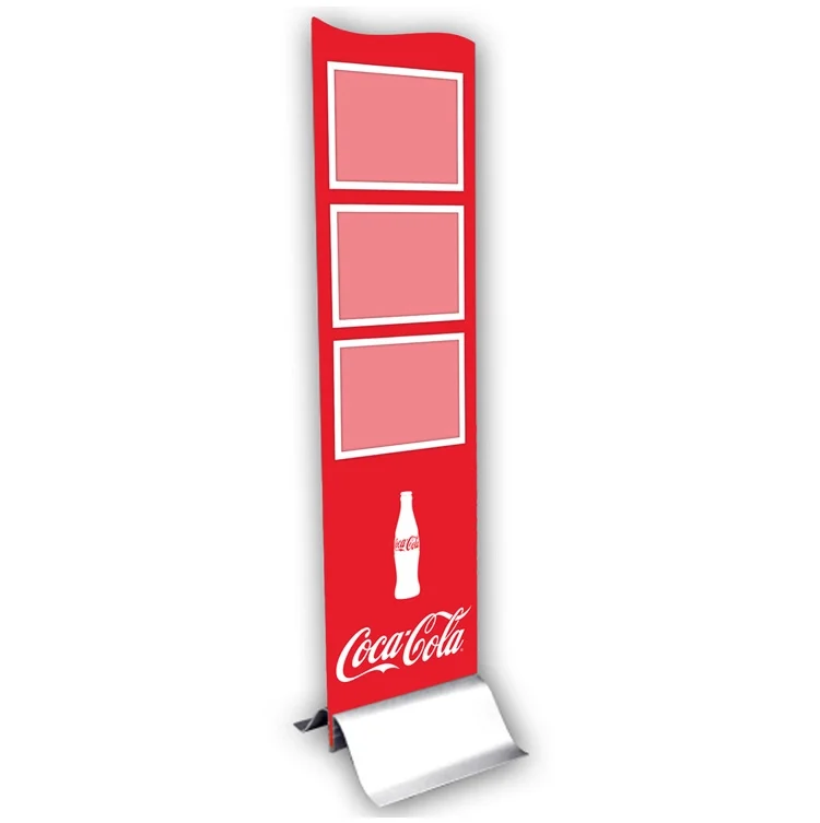 Two Sided Coca-Cola "Flip Cover" Floor Stand